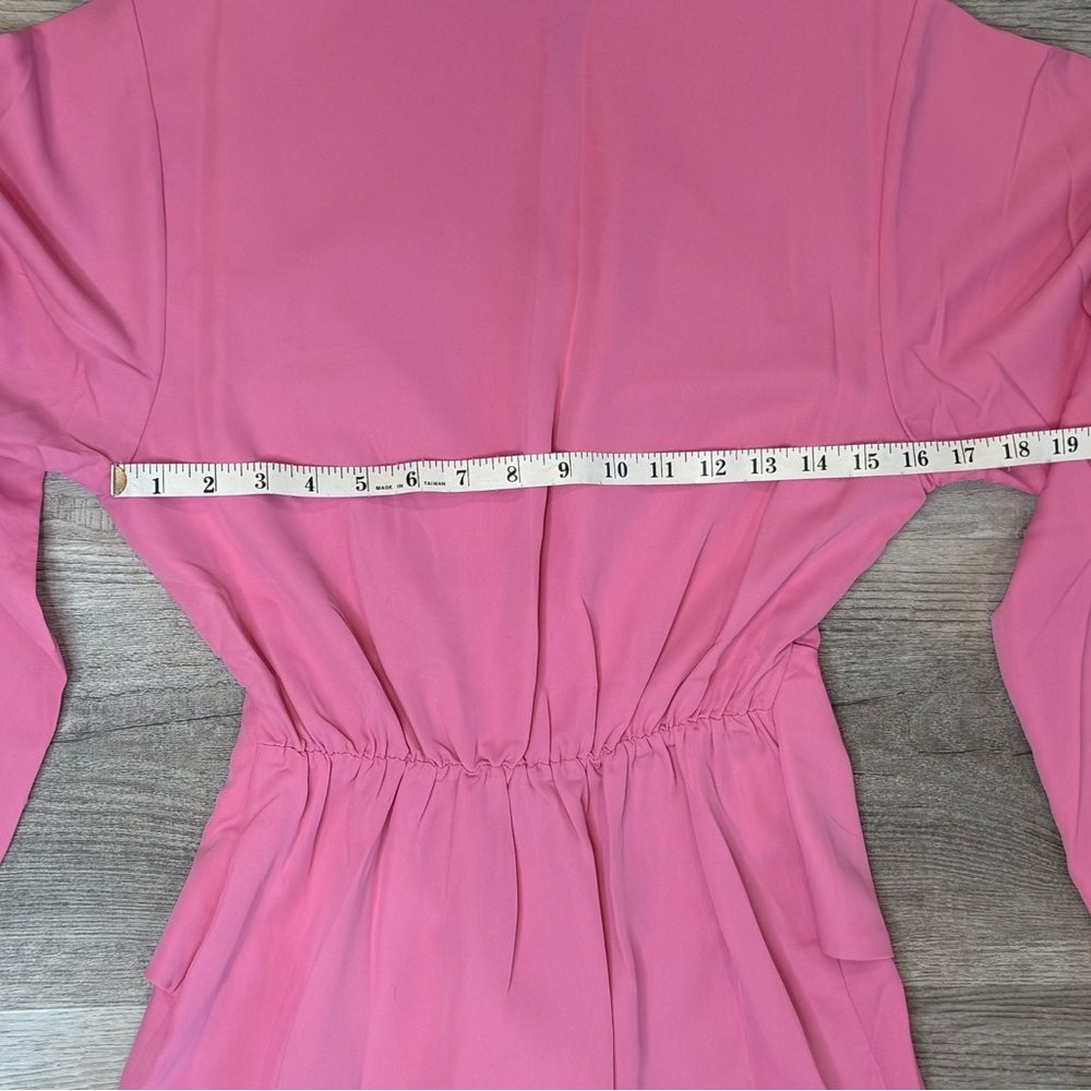 Pretty Lavish Josephine knot-detail woven midaxi dress Candy pink Women’s 2 XS - Picture 10 of 16
